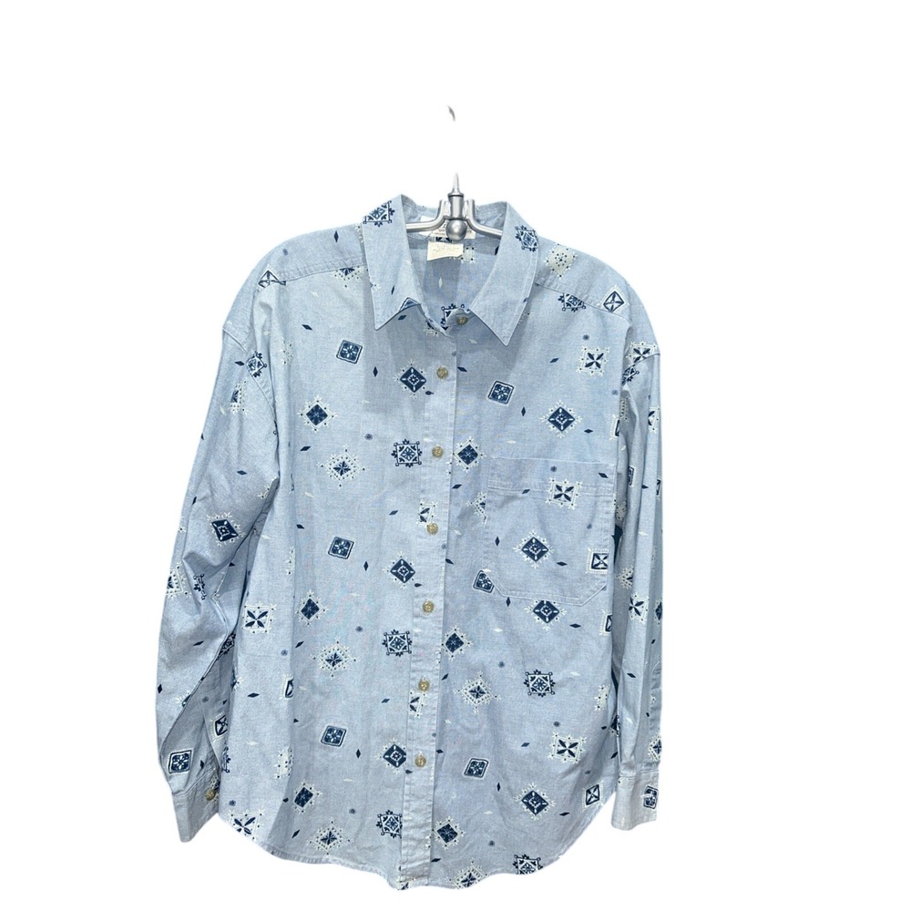 Women's Vintage Columbia Long Sleeve Button‎ Up Size Small